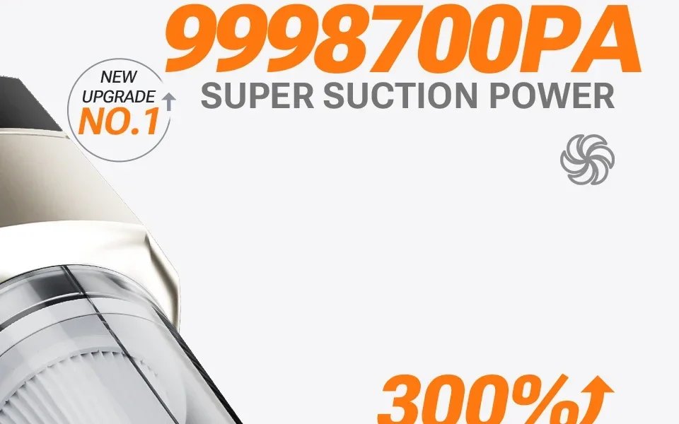 Car Vacuum Cleaner Strong Suction Cordless Wireless Cleaner Portable HandHeld Vacuum Cleaner Cleaning Machine
