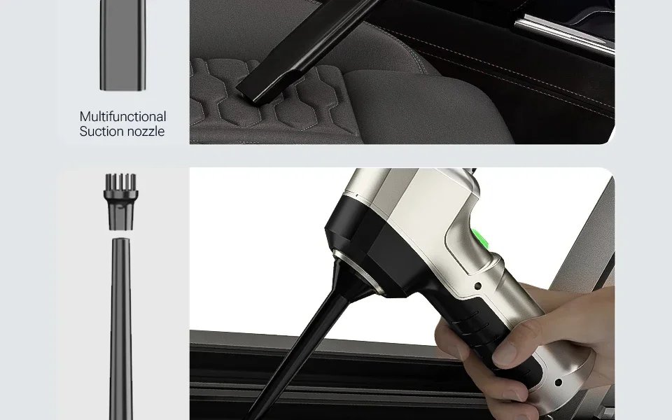 Car Vacuum Cleaner Strong Suction Cordless Wireless Cleaner Portable HandHeld Vacuum Cleaner Cleaning Machine