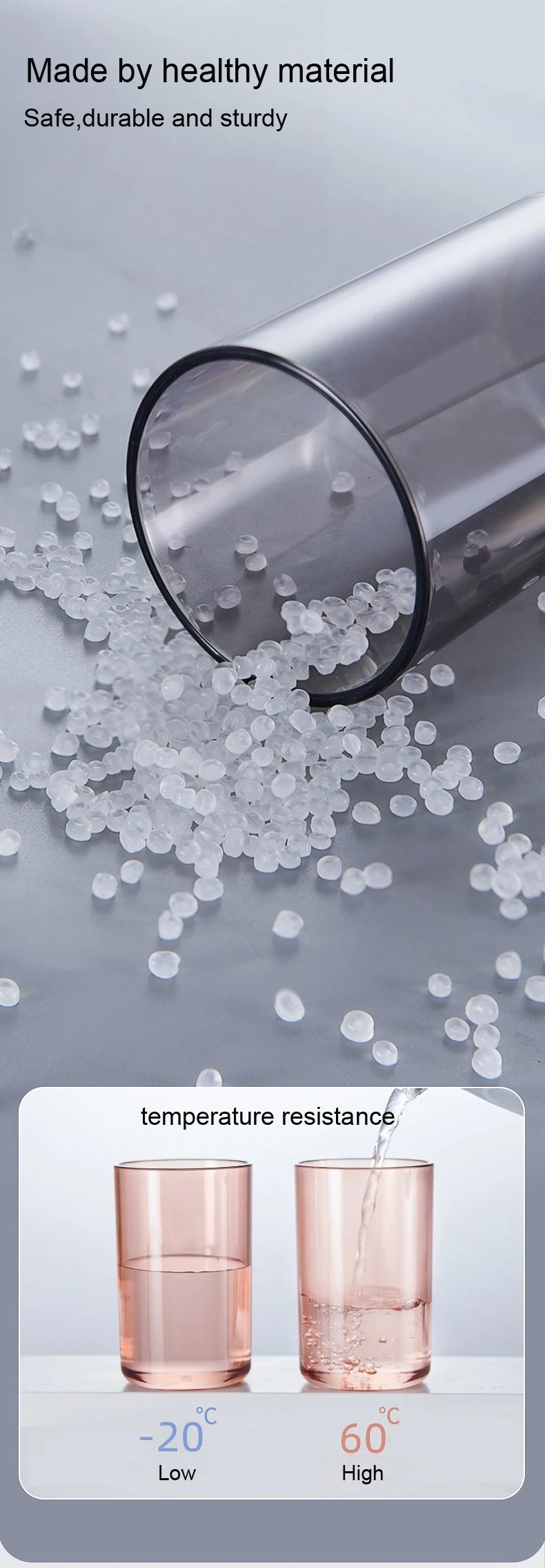 ECOCO Toothbrush Holder and Cup Set Wall Mount Bathroom Accessory Punch Free Mouthwash Holder for Single Home School Student