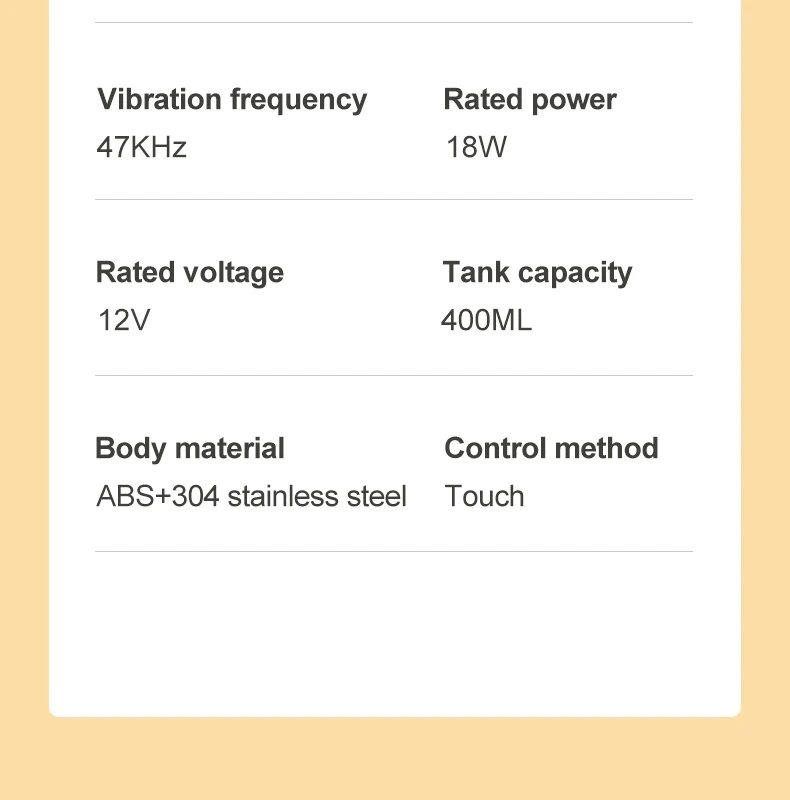 High Frequency Vibration Ultrasound Washing Machine For Glasses Jewelry 400ML Ultrasonic Cleaner Dental Ultra Sonic Bath 47kHz