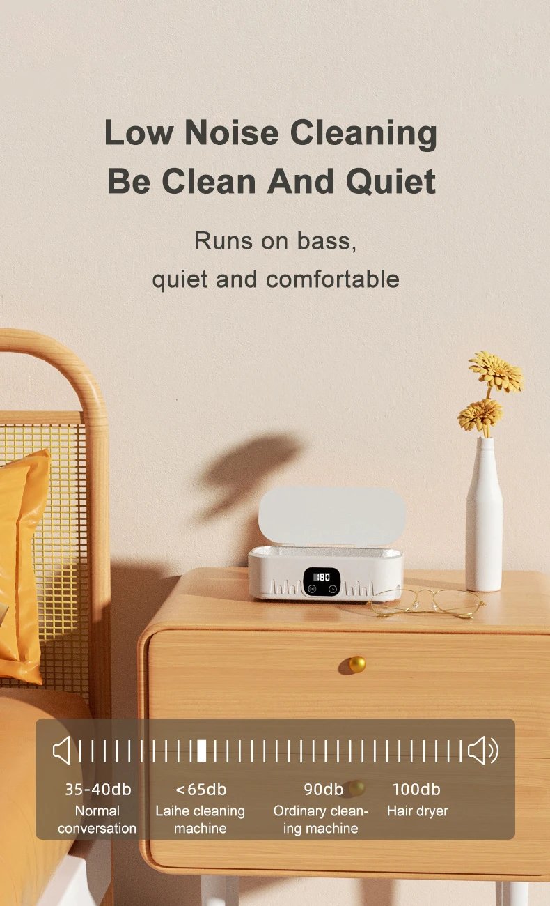 High Frequency Vibration Ultrasound Washing Machine For Glasses Jewelry 400ML Ultrasonic Cleaner Dental Ultra Sonic Bath 47kHz