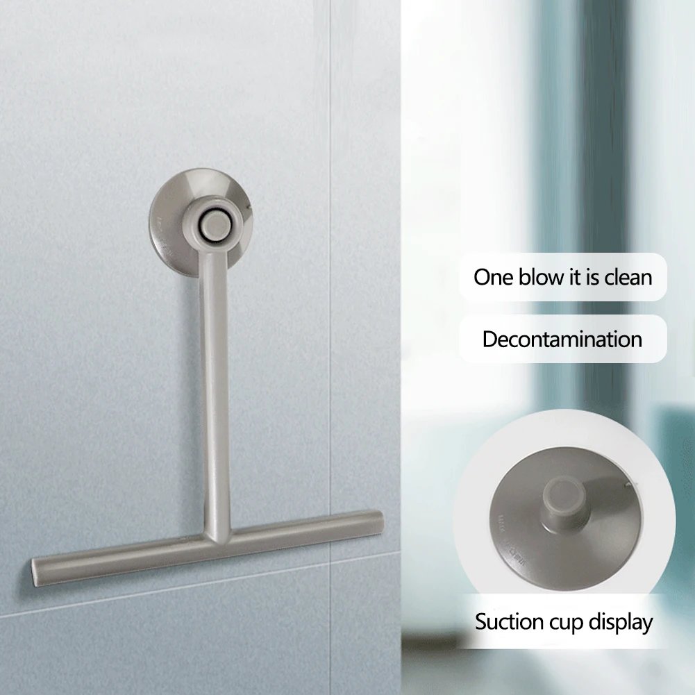 Shower Squeegee Glass Wiper Scraper With Silicone Holder Shower Squeegee Cleaner Bathroom Mirror Wiper Scraper Glass Cleaning