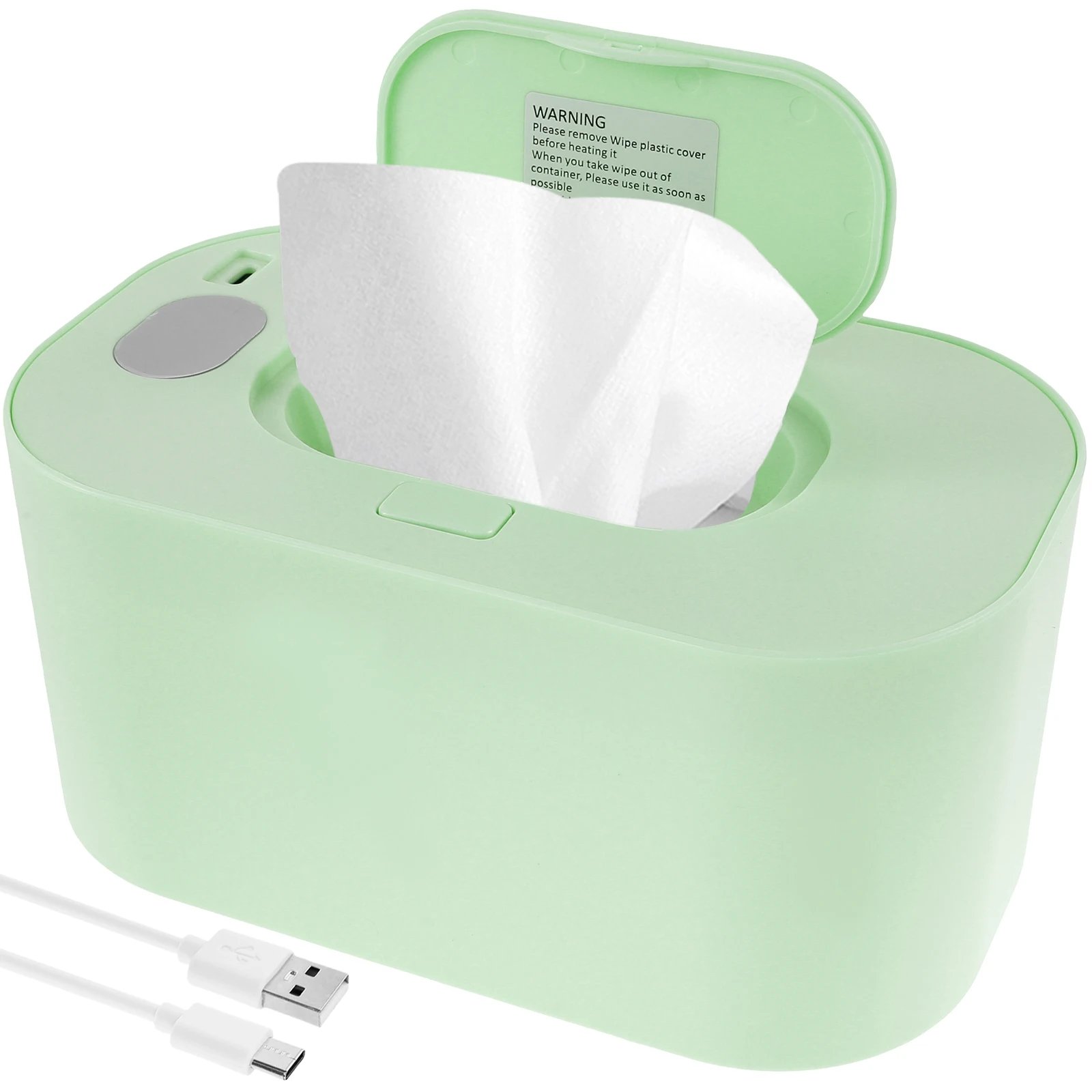 Baby Wipe Warmer Keeps Wipes USB 3 Adjustable Temperature Portable Heating Diaper Wipe Dispenser Baby Wipe Warmer Keeps Wipes USB 3 Adjustable Temperature Portable Heating Diaper Wipe Dispenser