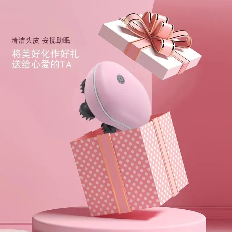 Electric Scalp Head Massager Red Light Therapy Antistress Relax Body Massage Remove Muscle Tension Tiredness Massageador Tool