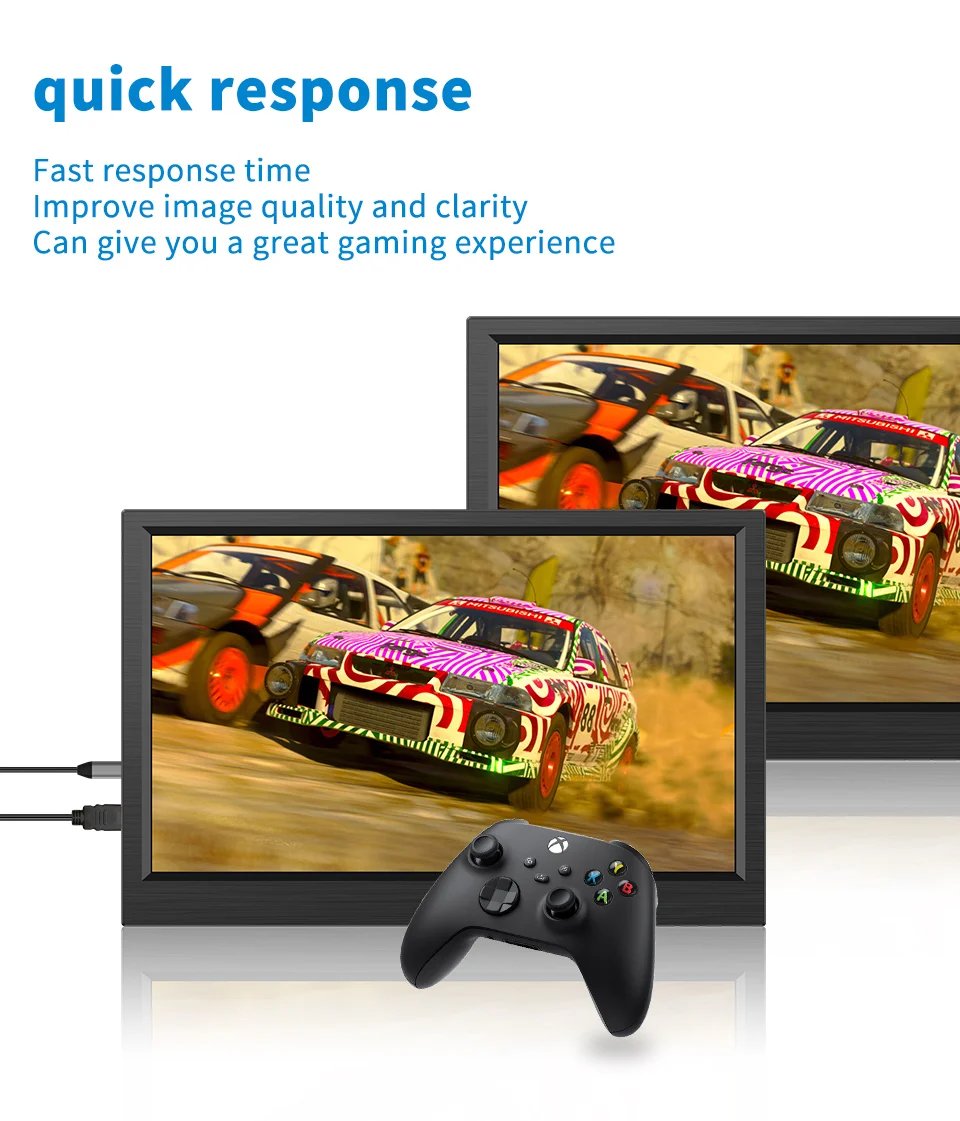 Portable Monitor HDMI-Compatible Laptop second screen 11.6 Inch Gaming Extended Display For Switch/PS4/Xbox/Raspberry Pi Portable Monitor HDMI-Compatible Laptop second screen 11.6 Inch Gaming Extended Display For Switch/PS4/Xbox/Raspberry Pi