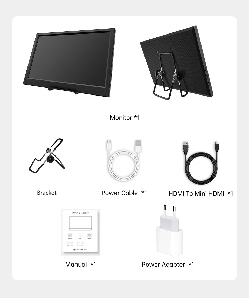 Portable Monitor HDMI-Compatible Laptop second screen 11.6 Inch Gaming Extended Display For Switch/PS4/Xbox/Raspberry Pi Portable Monitor HDMI-Compatible Laptop second screen 11.6 Inch Gaming Extended Display For Switch/PS4/Xbox/Raspberry Pi